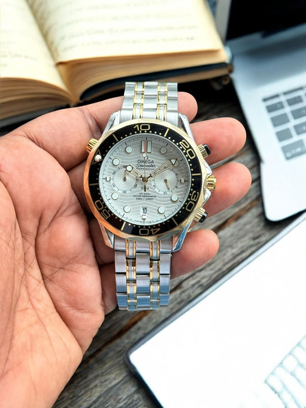 Omega Men’s Watch | Steel Belt Collection