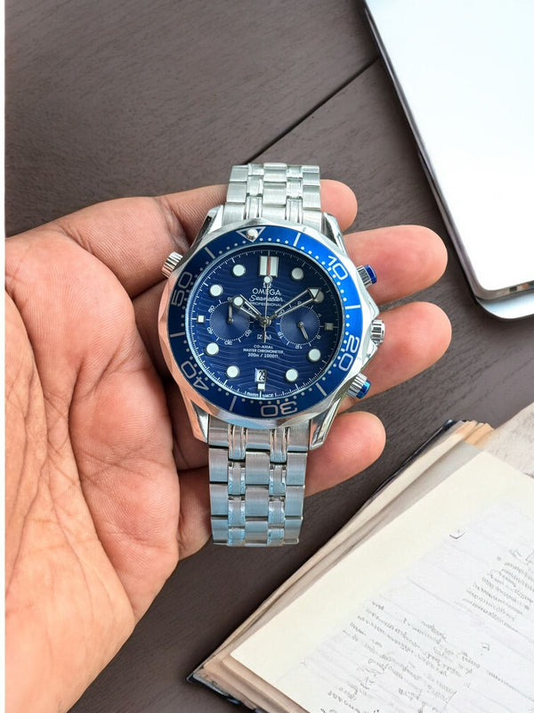 Omega Men’s Watch | Steel Belt Collection