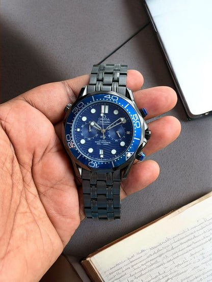 Omega Men’s Watch | Steel Belt Collection