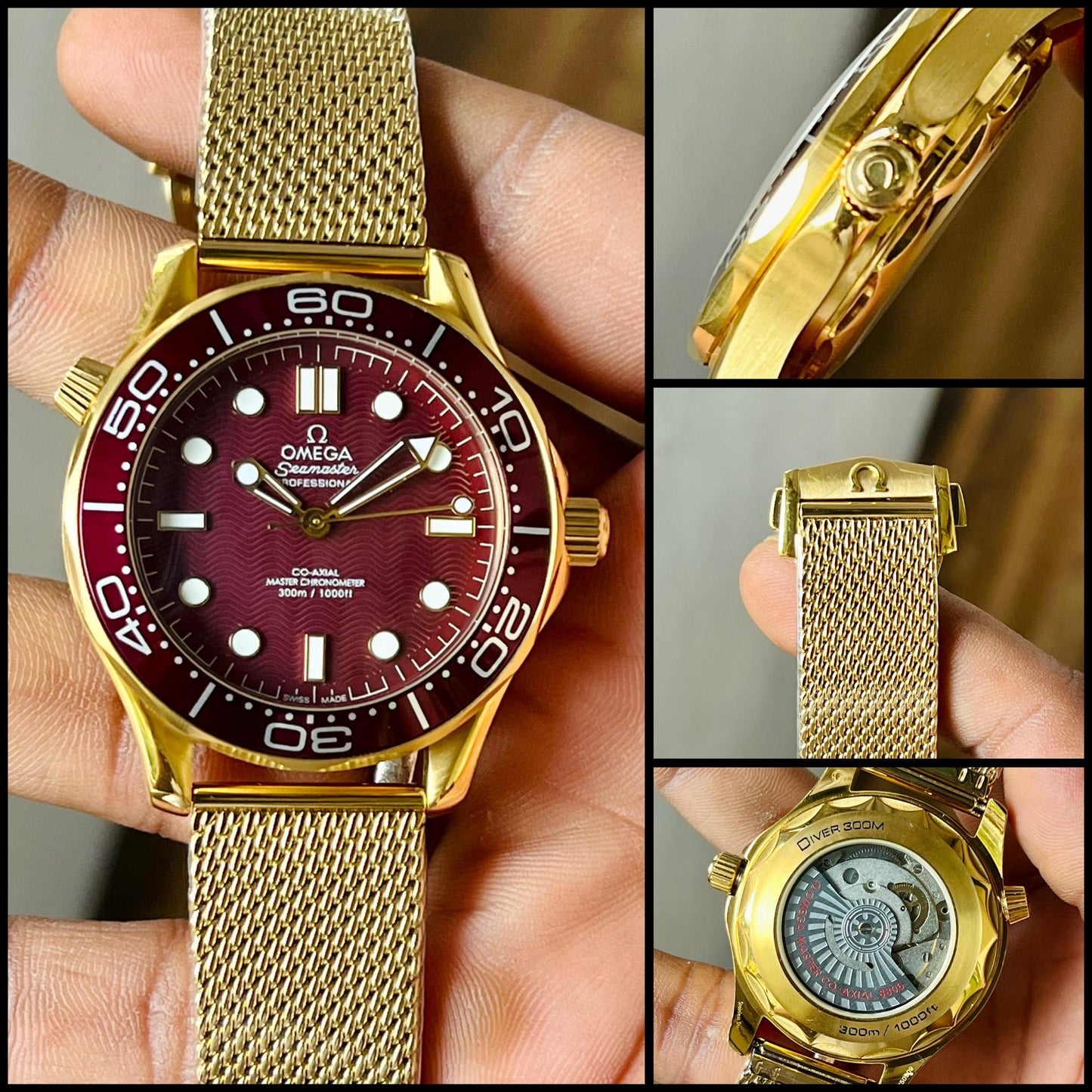 OMEGA SEAMASTER — Golden Limited Edition ✨