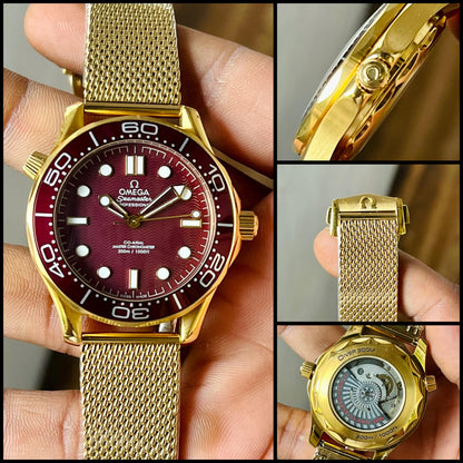 OMEGA SEAMASTER — Golden Limited Edition ✨